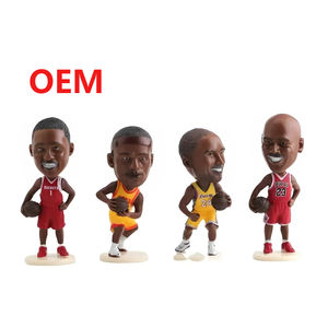 Figura de acción de jugador de baloncesto de la <span class=keywords><strong>NBA</strong></span> de PVC 3D personalizada, juguete de dibujos animados de plástico para decoración del hogar con tema de animales congelados - Product Image 3