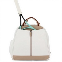 Sac à dos de tennis pour femme personnalisé en usine avec pochette de beauté, résistant à l'eau, capacité de 2 raquettes pour le tennis et le padel