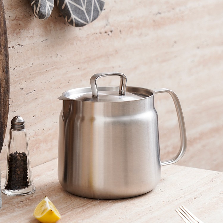 Stainless Steel Modern Multi-function Frying Pot with Lid Spout Oil Filter Induction Cooker Compatible Portable Heat Resistant · image 2