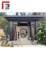 Pergola bioclimatique en aluminium avec toit à lames orientables, pavillon extérieur avec bandes LED