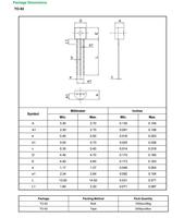 LM317L LM317LZ LM317 TO-92 3-Terminal 0.1A Regulador ajustable positivo para voltaje de salida ajustable 1000 unids/bolsa