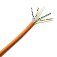 Câble Ethernet CAT6 U/UTP 23AWG 4 paires PVC haute vitesse pour réseau local