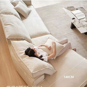 Canapé moderne italien minimaliste <span class=keywords><strong>Budapest</strong></span> en tissu mat Grand canapé de salon en forme d'angle - Product Image 6