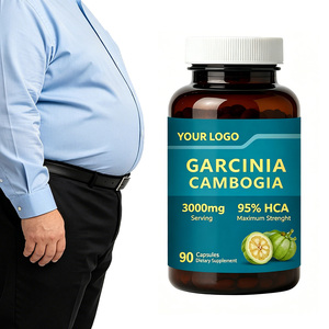 Extracto de Garcinia Cambogia OEM 95% <span class=keywords><strong>HCA</strong></span> 3000mg - Suplemento Natural para el Control de Peso y Control del Apetito, 90 Cápsulas - Product Image 1