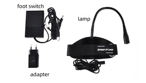 Professional UV LED Eyelash Glue Wrist Lamp with Foot Pedal - Hands-Free White Light for Lash Extensions - Product Image 6