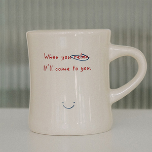 Tùy chỉnh <span class=keywords><strong>colour</strong></span> dày tường Retro Diner <span class=keywords><strong>Mug</strong></span> lớn giá rẻ chén trà GỐM - Product Image 3