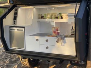 Minicaravana Estándar Australiana, Elegante Autocaravana con Remolque Tipo Teardrop y <span class=keywords><strong>Cama</strong></span> Queen de Lujo para Aventuras al Aire Libre - Product Image 4