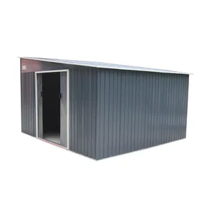 9.1 'X 10.5' กว้างขวางประกอบได้อย่างง่ายดายLean ToออกแบบโลหะStorage Shed