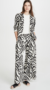 Nuevo diseño con cuello entallado manga larga estampado de <span class=keywords><strong>cebra</strong></span> un botón Casual <span class=keywords><strong>Blazer</strong></span> para mujer - Product Image 5