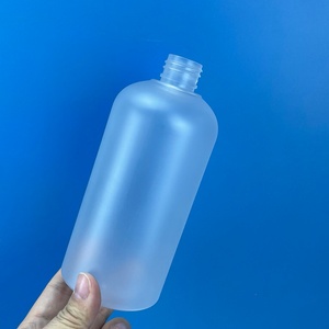 Custom Colored <b>Empty</b> Boston <b>Bottle</b> PET <b>Plastic</b> 300ml 500ml Body Wash Shampoo <b>Bottles</b> for Cosmetics Packaging - Product Image 4