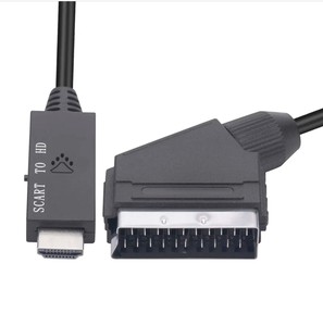 Soporte 720P 1080P Nueva llegada SCART a <span class=keywords><strong>HDM</strong></span> con cable HD - Product Image 3