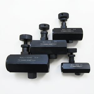 Válvula de Control de Flujo Hidráulico de Alta Presión Serie KC KC-02 KC-03 KC-04 Para Maquinaria - Product Image 1