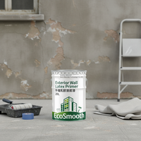 Primaire d'étanchéité écologique sans odeur à base d'émulsion de latex pour revêtement mural spécial de construction extérieure, fût de 20 kg, 20 L