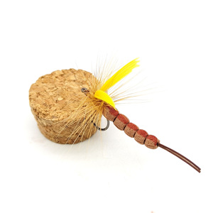 15,6mm amarillo marrón espuma escarabajos mosca barquero tolva pesca con mosca moscas secas espuma flotante Señuelos <span class=keywords><strong>de</strong></span> Pesca trucha lubina Pearch - Product Image 2