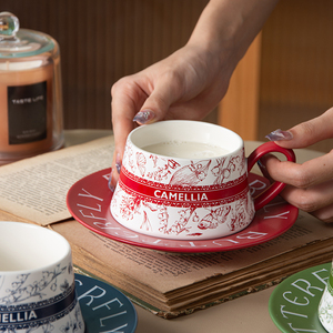 French Luxury Vintage Painting 270Ml Afternoon Tea <b>Cup</b> Set <b>Ceramic</b> Coffee <b>Cup</b> Saucer Set Coffee Mugs Set - Product Image 4
