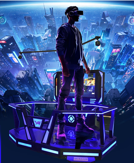 360° VR Rhythm Lightsaber Simulator | 9D Interactive Shooting & Music Game Machine, Dual-Player Arcade Equipment for Shopping Malls & Entertainment Centers (Kuwait)