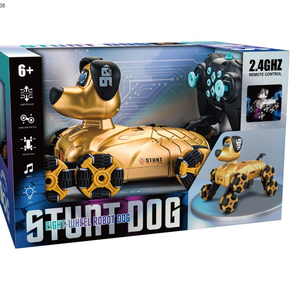 <span class=keywords><strong>Robot</strong></span> <span class=keywords><strong>chien</strong></span> télécommandé KK 360 degrés avec montre gestuelle, lumières, musique, fréquence 2,4 GHz, câble USB inclus - Product Image 5