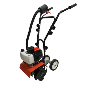 Farm machine hand-push mini power tiller farm garden tiller cultivator