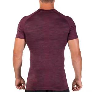 Camiseta Deportiva de Alta Calidad al por Mayor para Hombre, Ropa Deportiva de Manga Corta, Camisetas de Secado Rápido, Camiseta sin Costuras - Product Image 3