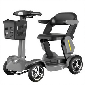 4-Wheel Elderly Electric Scooter with Lithium Battery & Digital <b>Control</b> Waterproof Foldable Mobility Scooter for Seniors - Product Image 2