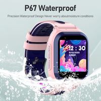 Montre connectée 4G pour enfants 2026 à prix d'usine avec GPS, fonction SOS, carte SIM, bracelet en silicone et suivi d'activité
