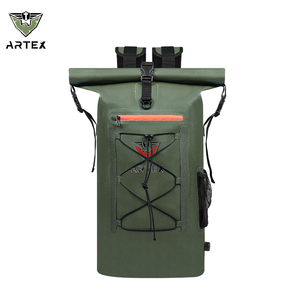 Custom Logo <b>PVC</b> Waterproof Dry Bag Heavy Duty Roll <b>Top</b> Buckle Closure Floating Sailing Surfing 25L Outdoor Sport Backpack - Product Image 1