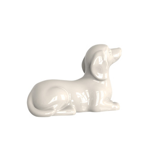 Exclusieve op maat gemaakte keramische hondenasurn, zacht puppy gedenkbeeldje, groothandelsproductie voor de wereldwijde begrafenisindustrie voor huisdieren - Product Image 3