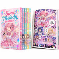 Impression personnalisée de bandes dessinées à couverture souple avec vernis sélectif, service d'impression de mangas et de magazines à couverture souple avec rabats français