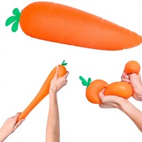 Toymendous Squishy Carrot Jumbo 11.5 Inch Vegetable |   Jouet géant anti-stress |   Jouets sensoriels alimentaires amusants unisexes pour tous les âges