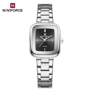 Montre pour femme NAVIFORCE 5075, montre de sport en acier inoxydable, montre classique pour femme, montre simple avec éclairage nocturne - Product Image 2