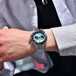 Montre de sport de luxe à quartz PAGANI DESIGN PD-1813 BB Flamingo Chronograph pour homme, miroir saphir, étanche 100 m, montre-bracelet tendance - Product Image 5