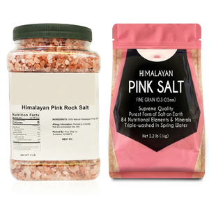 Bulk Himalayan Edible Salt Grain(1-2mm) from Pakistan Natural Pink <b>Crystal</b> for Restaurants & Retail From Pakistan - Product Image 1