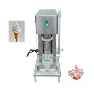 Real Fruits Ice Cream Machine Ice Cream Yogurt Blender Machine Stainless Steel Swirl Drilling Ice Cream Machine 2021 - Product Image 5