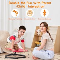 Chaise pivotante sensorielle en plastique pour enfants, jouet d'éveil pour tout-petits, tabouret oscillant avec certification EN71 CE CPC pour l'autisme, siège rotatif