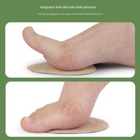Coussinet pour l'avant-pied avec logo personnalisé Coussin invisible et réutilisable Coussinets pour boule de pied Coussinets métatarsiens en gel de silicone