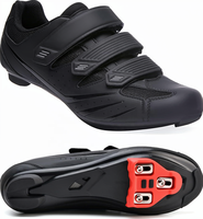Chaussures de cyclisme unisexes compatibles avec les crampons ARC/Delta, tige synthétique/nylon, chaussures de course sur route intérieures/extérieures