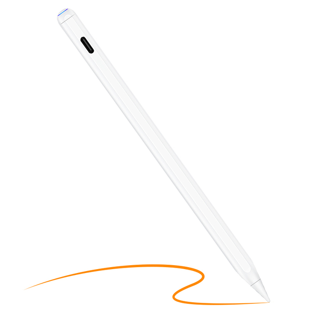 Magnetic Wireless Charging Active Capacitive Plastic Tablet Pad with Pencil Stylus Pen Palm Rejection 2nd Generation White 30g