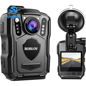 Cámara Corporal <span class=keywords><strong>Boblov</strong></span> M5 de 64GB con GPS, 1440P, Visión Nocturna IR, Cámara Corporal para Policía, Gran Angular de 170°, Resistente al Agua IP67 - Product Image 1
