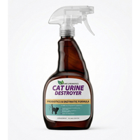Eliminador de Olores para Mascotas con Probióticos 15B CFU, Spray Bioenzimático para Eliminar Olores de Orina de Gato en Alfombras y Pisos, Sin Enjuague, Personalizable OEM