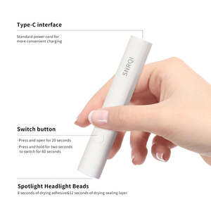 SNRQI Lámpara de Uñas UV LED Inalámbrica OEM/ODM Más Vendida, Lámpara de Uñas Profesional Recargable <span class=keywords><strong>para</strong></span> Secar Esmalte de Gel en Ambas Manos - Product Image 4