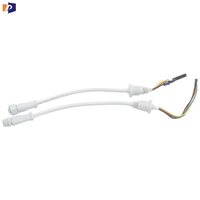 Connecteur de câble étanche M13 2-6 broches mâle/femelle IP67 en nylon, montage rapide sur panneau, faisceau de câbles personnalisé