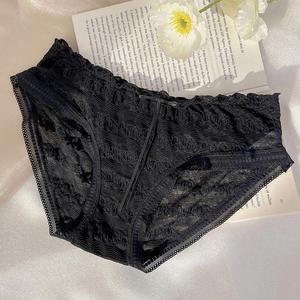Sous-vêtements sexy pour femmes, culottes grande taille, culottes en dentelle respirantes, culottes Cheekster, culottes <span class=keywords><strong>Granny</strong></span> - Product Image 6