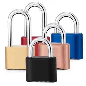 Alta sicurezza 4 cifre Heavy Duty combinazione lucchetto numero di codice digitale serratura di sicurezza serratura per palestra armadietto all'aperto