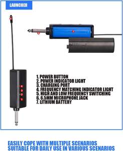 NGVM <span class=keywords><strong>SM58</strong></span> pour système de microphone <span class=keywords><strong>sans</strong></span> <span class=keywords><strong>fil</strong></span> à bobine mobile, unidirectionnel, pour karaoké, DJ, fête, église, discours de mariage - Product Image 2