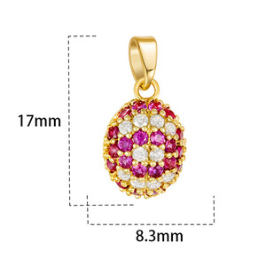 Mini Ciondoli in Oro 18k con Zirconi Pavé a Forma di Cuore, Stella, Fiore, Quadrato e Occhio di Allah, Piccoli Ciondoli Blu con Zirconi a Forma di Occhio di Allah per Creazione di Gioielli - Product Image 5
