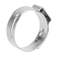 Mini colliers de serrage SS304 collier de serrage à oreille unique réglable pour collier de serrage à dégagement rapide de Tube Pex