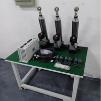 Kit de Actuador de Motor Servo AC de Aluminio 3DOF MDBOX+ (Sin Soporte de Plataforma Metálica) para Simuladores de Carreras y Vuelo VR TMPF1-3DOF