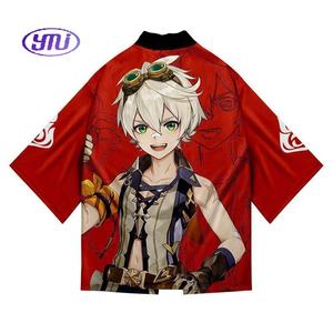 Klee Zhong Li Ke Qing Paimon Xiao <span class=keywords><strong>Cosplay</strong></span> <span class=keywords><strong>barato</strong></span> Impresión 3D Haori Ropa de dibujos animados <span class=keywords><strong>Anime</strong></span> Kimono Capa Raiden Shogun - Product Image 2