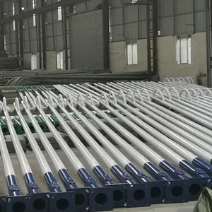 Réverbère galvanisé à bras unique extérieur de fournisseur de la Chine lampadaire pôle