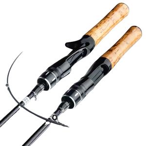 Canne à pêche spinning en fibre de verre ultralégère 5'6''-6'6'' - Puissance L - Micro finesse - Pêche au leurre - Crappie/Panfish - Direct usine - Product Image 4